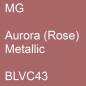 Preview: MG, Aurora (Rose) Metallic, BLVC43.